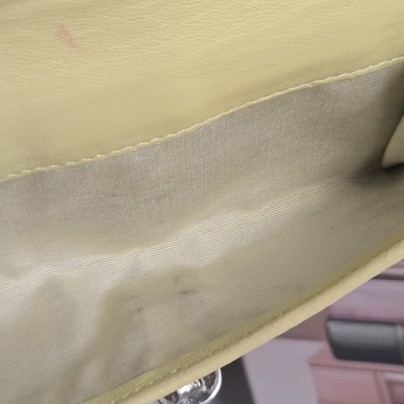 Alexander McQueen Yellow Saffiano Leather Trifold Wallet - Picture 7 of 16